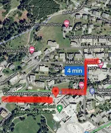Апартаменты Wef 2027 Ferienwohnung, 3 Minuten Fussweg Zum Kongresshaus, Geeignet Fuer 2 Personen *