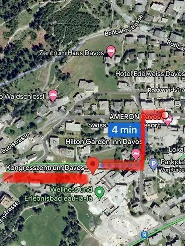 Apartment Wef 2026 Ferienwohnung, 1min Von Kongresshaus, Geeignet Für 2 Personen *